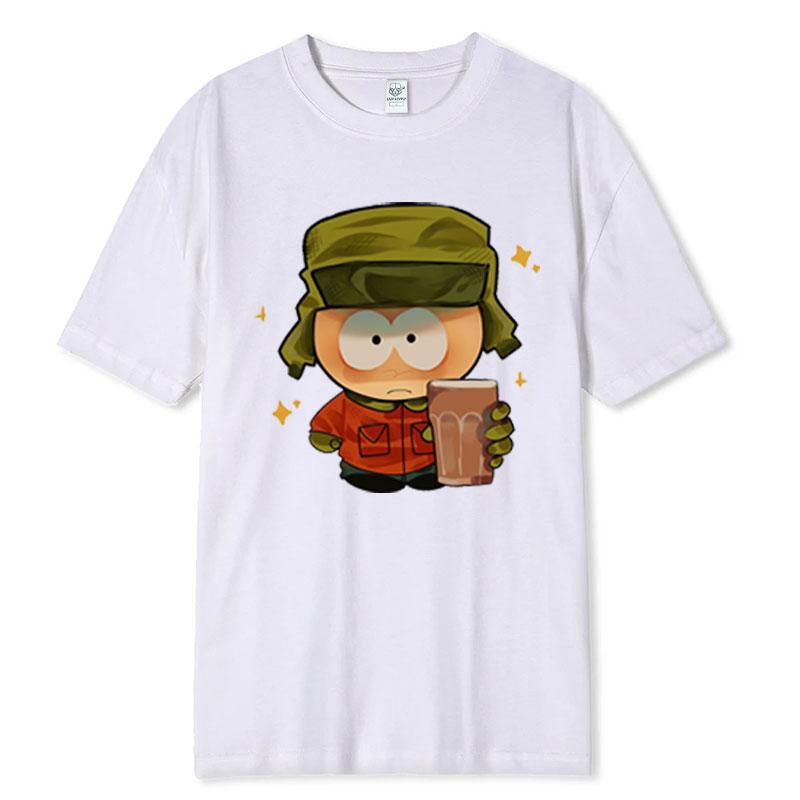 South Park Funny Cartoon Anime Graphic T-Shirt Soft Comfortable Cotton Unisex Round Neck Summer Fashion Tee for Men and Women