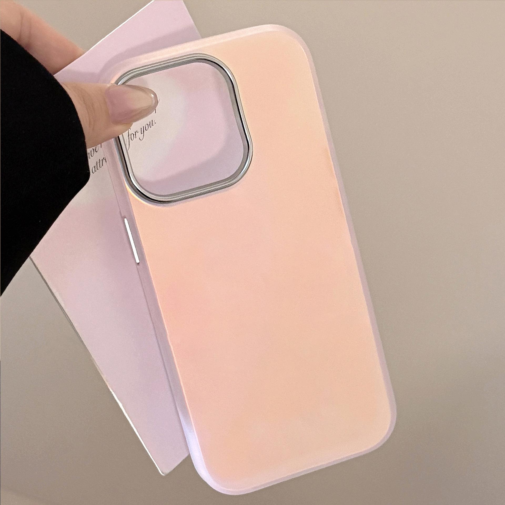 

Розовый лазерный IMD Подходит для чехла для мобильного телефона Iphone15 16Prmax Apple 11 Защита от падений 14 Гальваническое покрытие 13 Жесткий 12 13/14