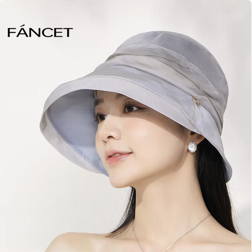 FANCET Mulberry Silk Sun Hat for