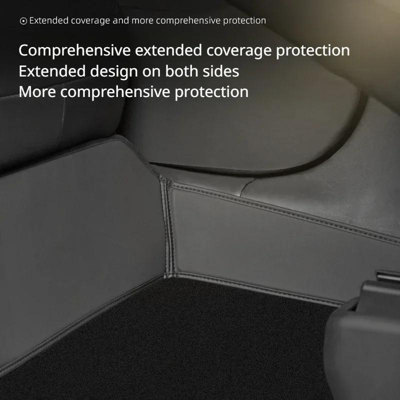 Leather Protective Pad for Tesla Model 3+ Highland 2024 Model 3 Model Y Underseat Felled Surface Is Stain and Scratch Resistant