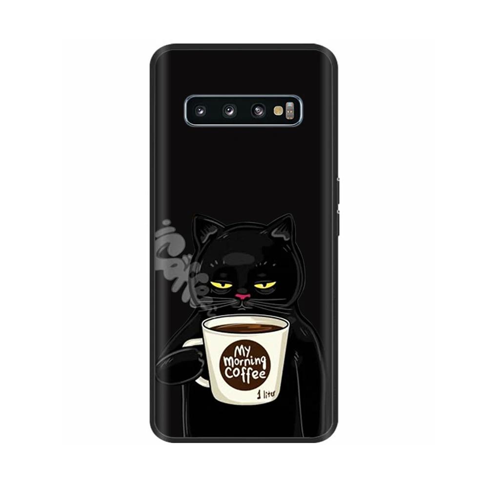 Shockproof Cover For Samsung Galaxy S10 Phone Case Animals Painted Shell For Samsung S10 Plus S10+ S 10 Soft Silicone Back Cover