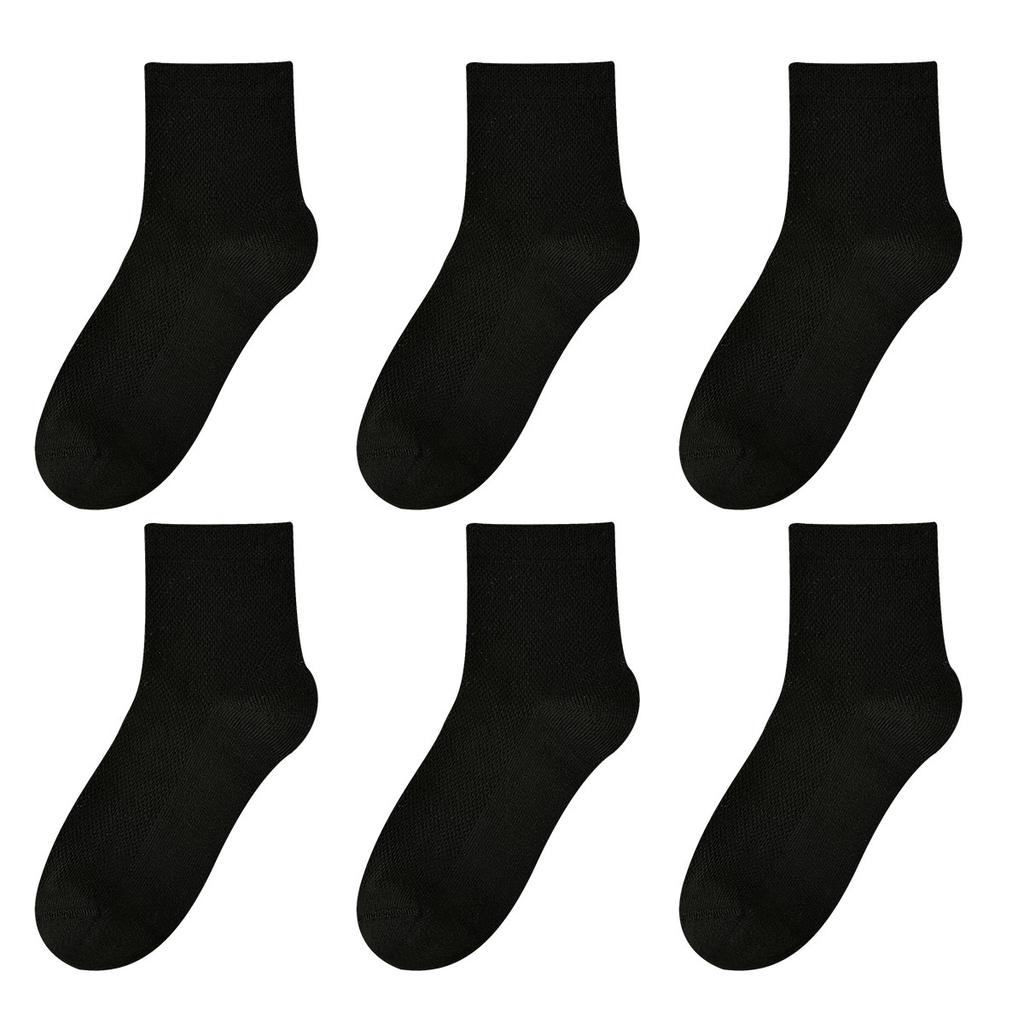 Children's Pure Cotton Mesh Boneless Summer Thin Ankle Socks OEKO-TEX Certified Safe for Kids Boys and Girls for School and Home