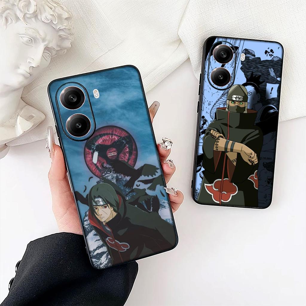Narutos KISAME Sasuke Itachi Akatsuki Phone Case for Xiaomi Redmi Note 12 11 10 A3 Pro 10A 10C 12C Note12 5G Cover Casing