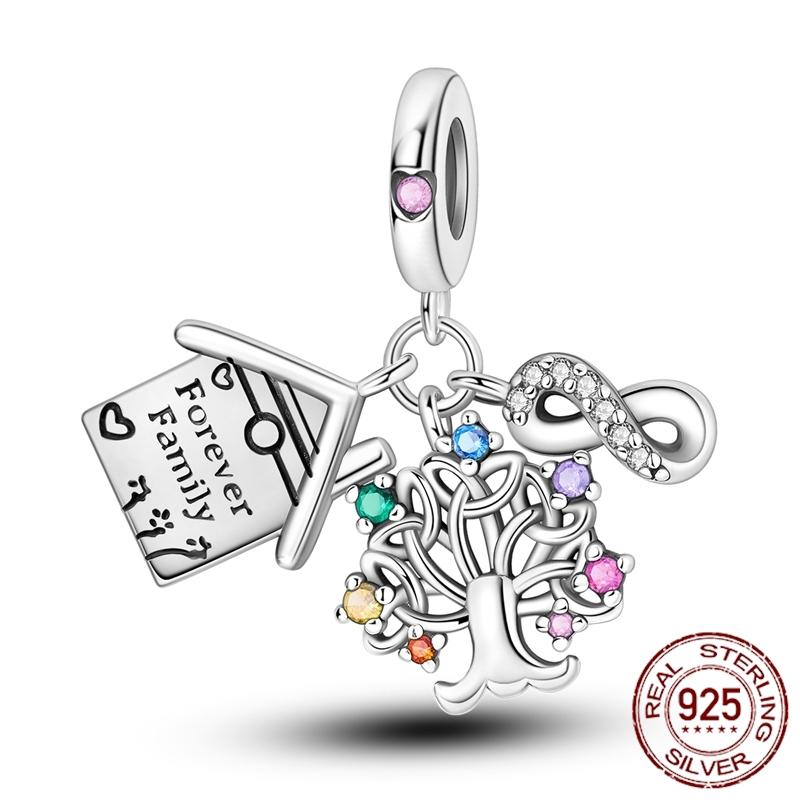 Copper Dragon Firefly Butterfly Puppy Heart Plane Travel Charms Fit Original Bracelet Zircon For Women Gift Gift
