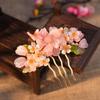 Pearl Ancient Hair Stick Tassel Hanfu Headwear Elegant Flower Hair Comb  Women