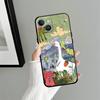 Cartoon Ente Katze Hülle für Apple iPhone 17 Pro Max 15 Pro 7 8 XR XS MAX 14 11 16 13 12 Air Funda Handyhülle
