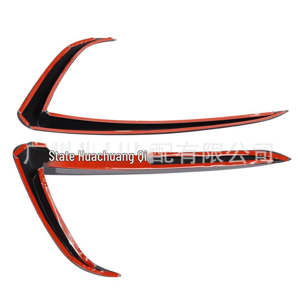 Front Bumper Fog Light Trim & Wind Deflector Panel for Tesla Model Y (2017-2023)