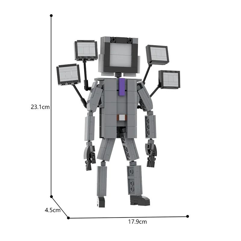 2023 Skibidi Toilet Man VS Monitor Blocchi da Costruzione Camerman Titan Speakerman Giocattolo Fai da Te Set di Figure Speakerman per Bambini Regalo