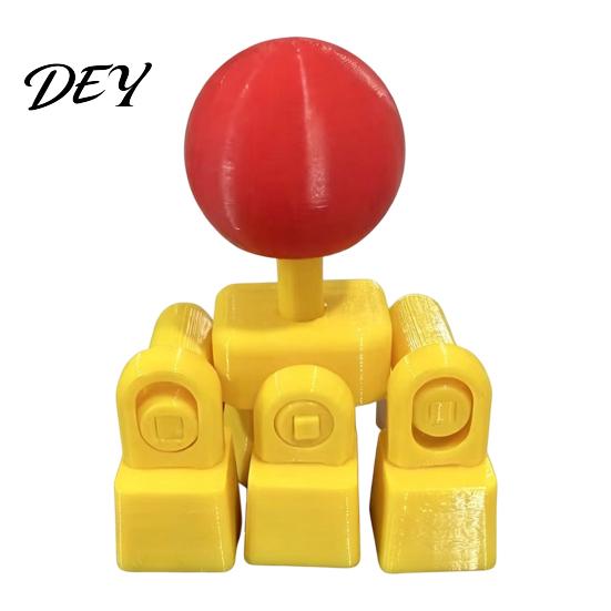 Handcrafted Gaming Art Keyboard Joystick Keycap, DIY 3D Printed Arcade Fighting Stick Adapter for Console Decoration WASD Keys, In-Game Movement