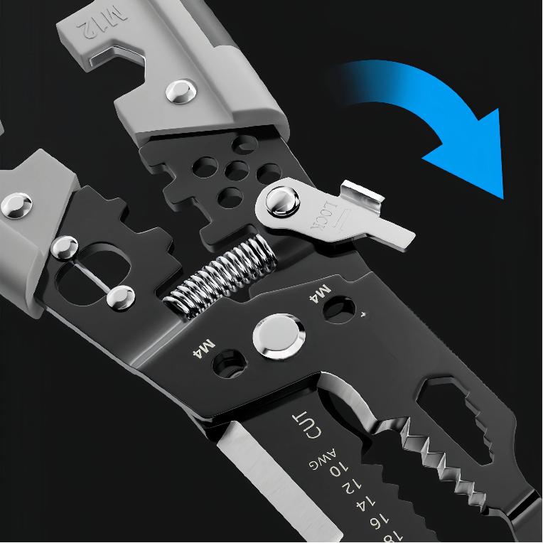 28 In 1 Professional 8-inch Wire Stripper/wire Crimping Tool, Wire Cutter, Wire Crimper, Cable Stripper, Wiring Tool