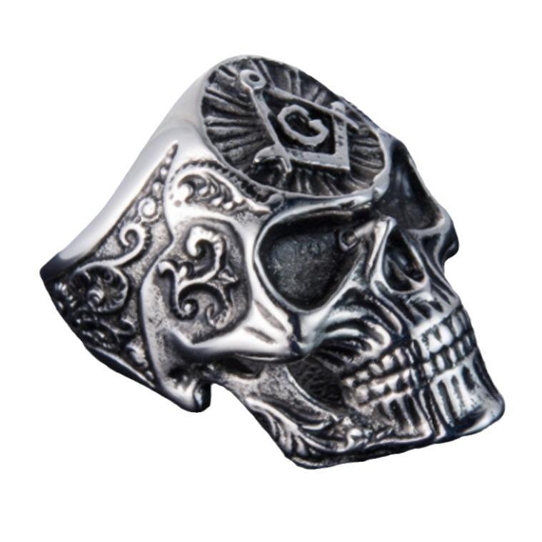 Punk Style Skull Ring Punk Ring Domineering Men's Ring