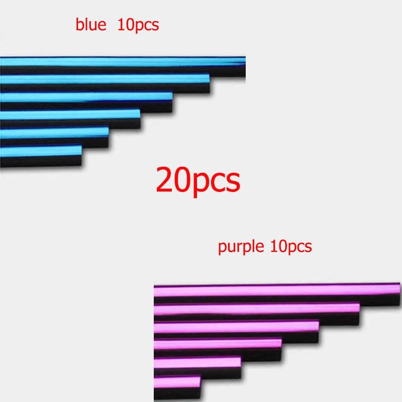 10/20Pcs Car Air Conditioner Outlet Decorative U Shape Moulding Trim Decor Strips Car Styling Car Door Edge Corner Protector