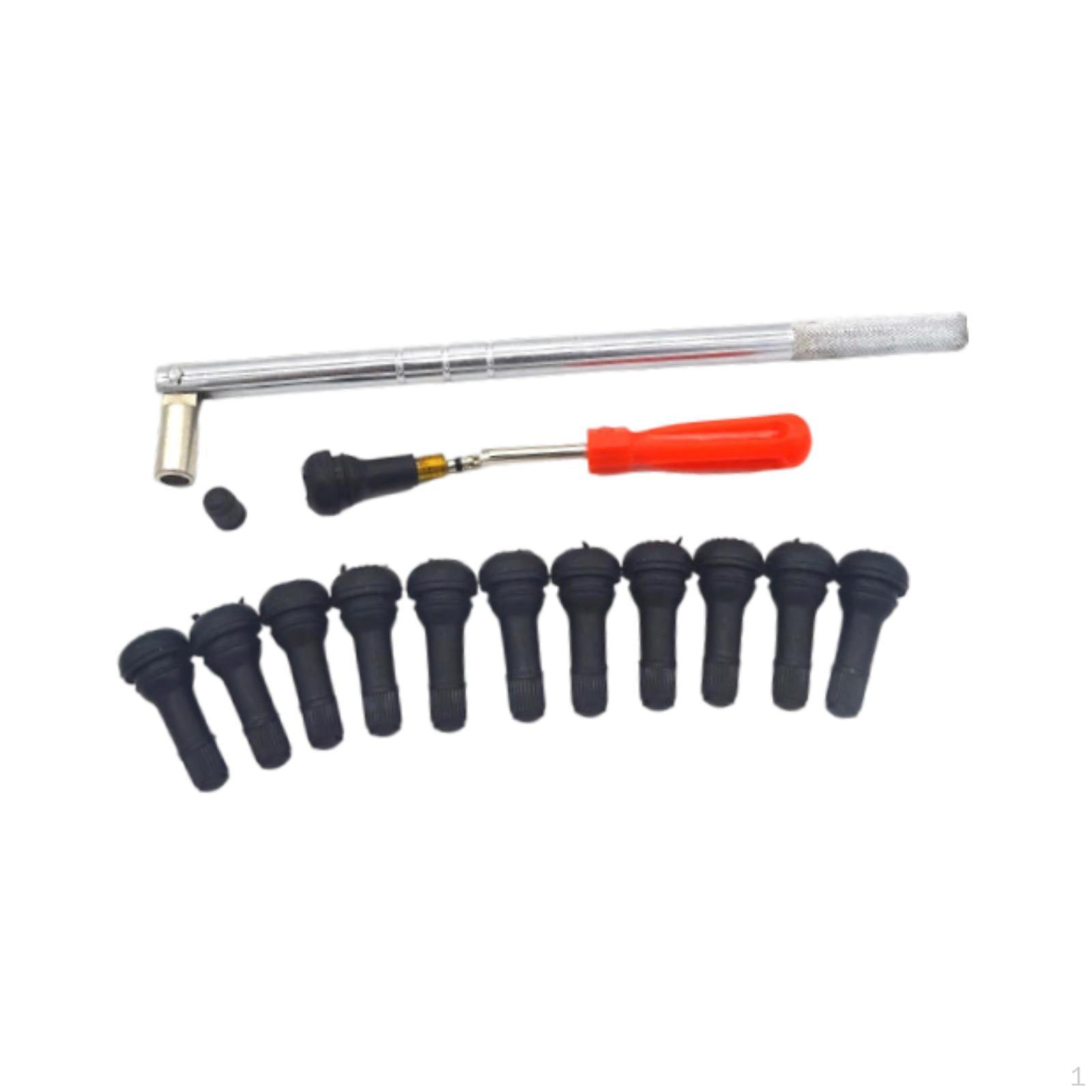 

14x Набор инструментов для быстрой смены шин Инструмент для снятия золотника Пулер для автомобилей