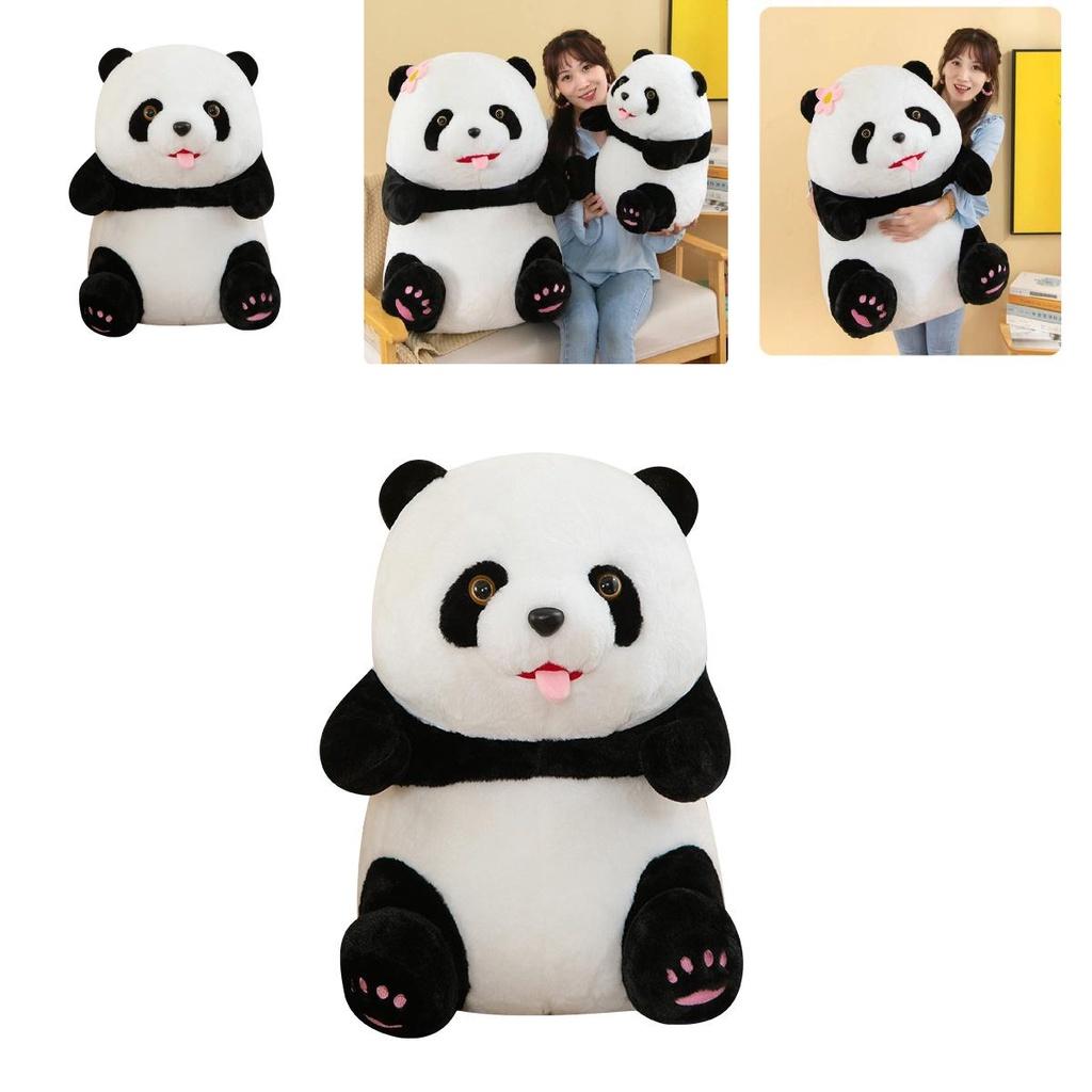 Cute Panda Plush Toy New Arrival Perfect Gift For Girls Soft And Cuddly 25cm Height