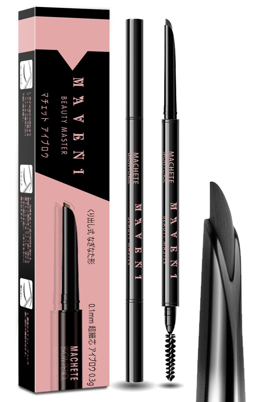 

New Eyebrow Pencil for Natural Highly Easy to Natural Sweat and Oil Brush Unisex Series Long-lasting, Ultra-Fine 0.1mm Naginata-Shaped Eyebrows.