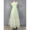 Foreign Trade Order in Home Aura Puffy Large Swing Skirt Vacation Mesh Slimming Beautiful Banquet Party Dopamine Dress