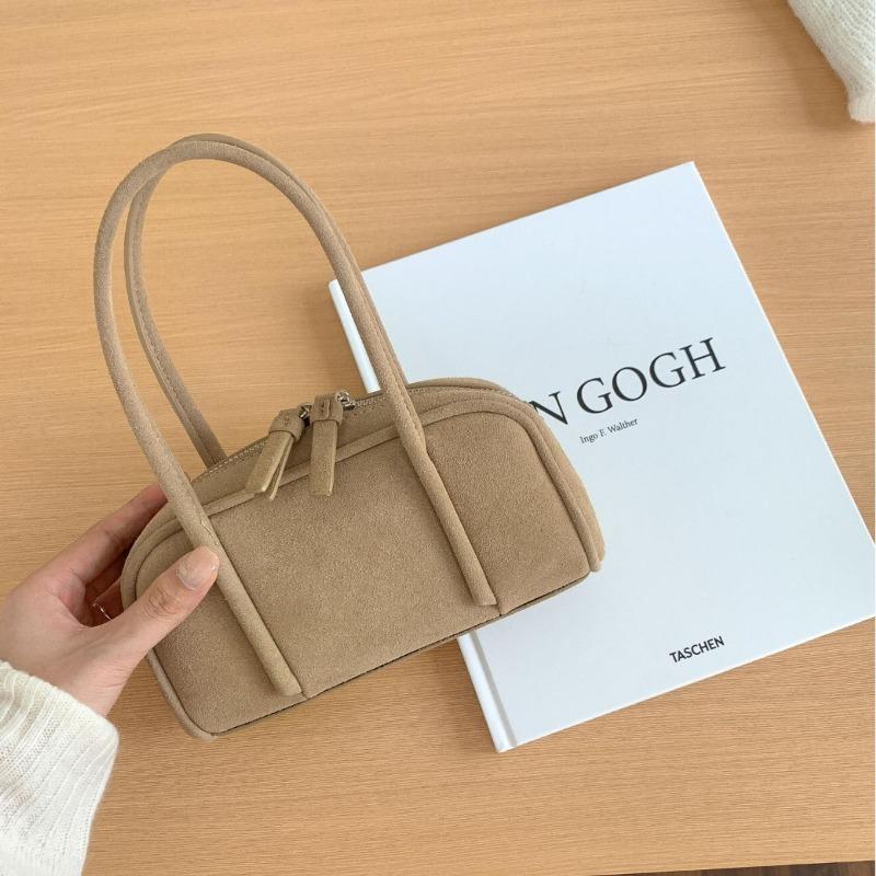 Autumn and winter suede bag women's fashion retro portable small bag new shoulder messenger bag women