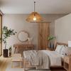 Zen Japanese Wood Pendant Light for Tea Rooms, Restaurants, Bedrooms, and Living Rooms