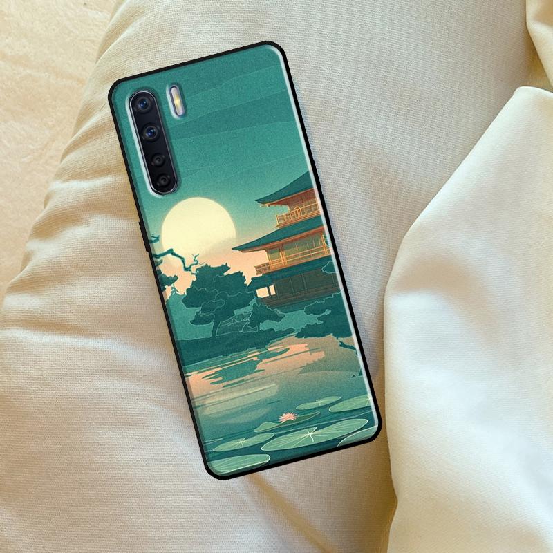 

Japanese Style Art Japan Case For Oppo A96 A76 A16 A18 A38 A58 A78 A98 A74 A94 A54 A80 A60 A40 A15 A17 A57 A5 A6 Pro OPPO A78 4G