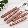 20-Piece Silverware Eating Utensils Set with Retro Handle, Service for 4, Stainless Steel Flatware Knife Fork Spoon Set Mirror Dishwasher Safe