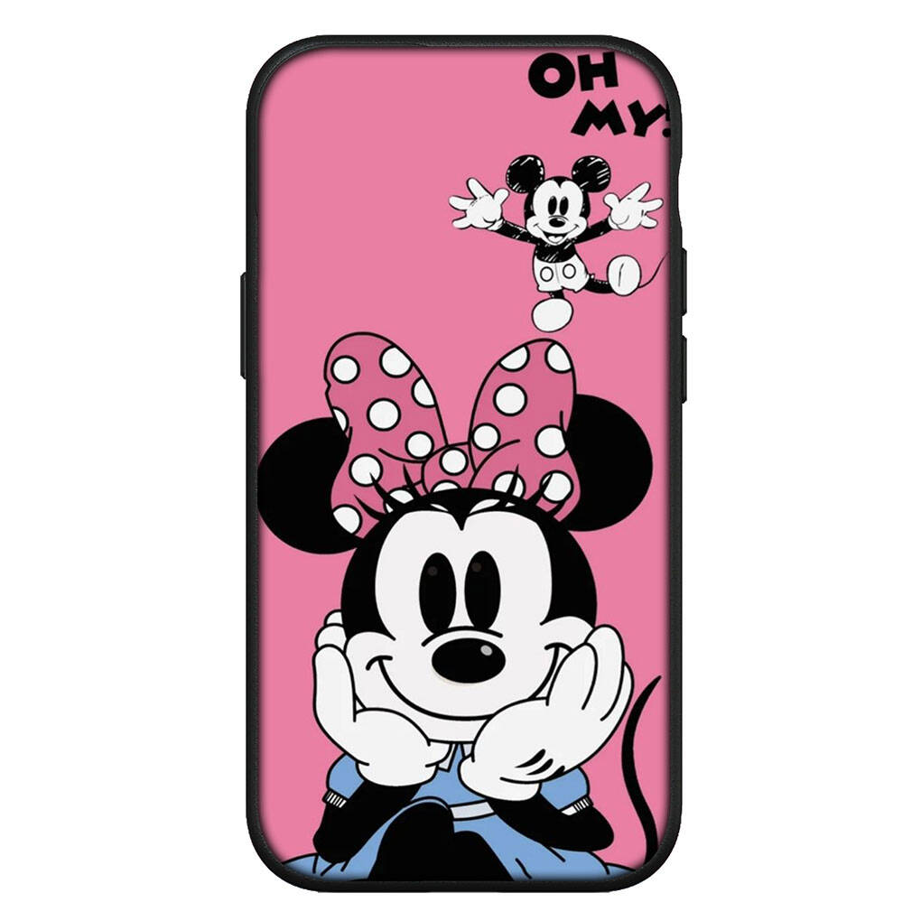 

Чехол для iPhone 17 16 15 Xiaomi Poco Redmi Note 14 13 12 11 Pro Max 9 16e Samsung Galaxy S25 S24 S23 OPPO Huawei Минни Микки Розовый Мышь Чехол для телефона for Samsung Galaxy A17