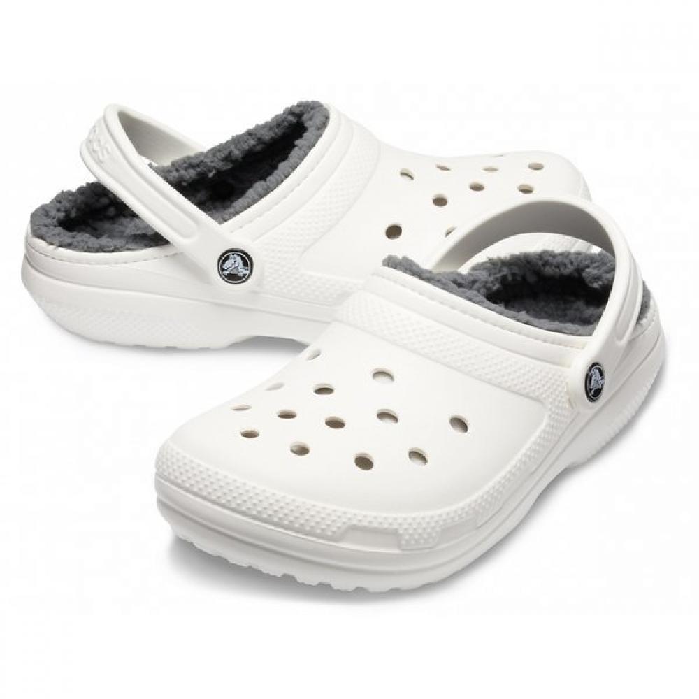 

Crocs Galleria Crocs Headquarters Public Classic Lined Clogs 203591 10 white/230