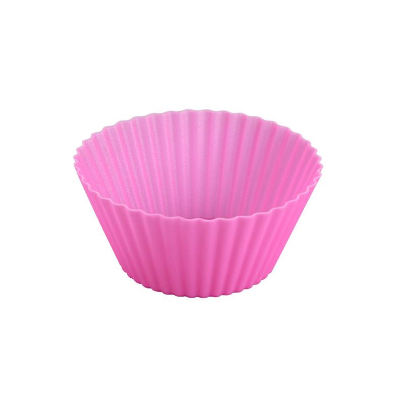 

1 шт. 7 см силиконовый инструмент для кексов, форма для выпечки, форма для кексов и маффинов для приготовления тортов, кухонный DIY розы красного