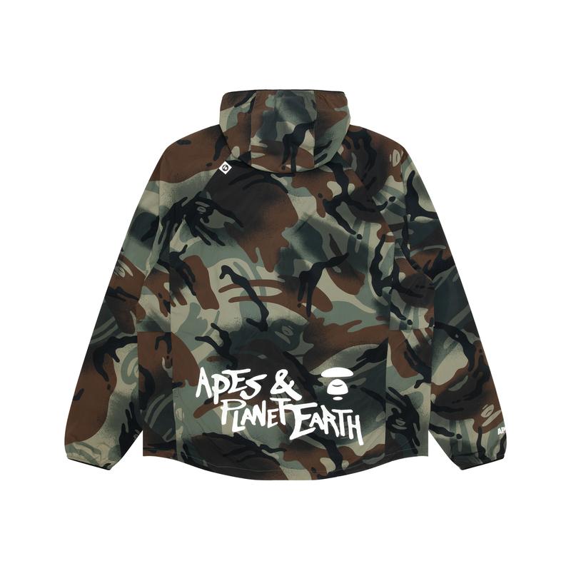 Aape By *A Bathing APE® Camouflage Print Jacket AAPLJM7717XXO