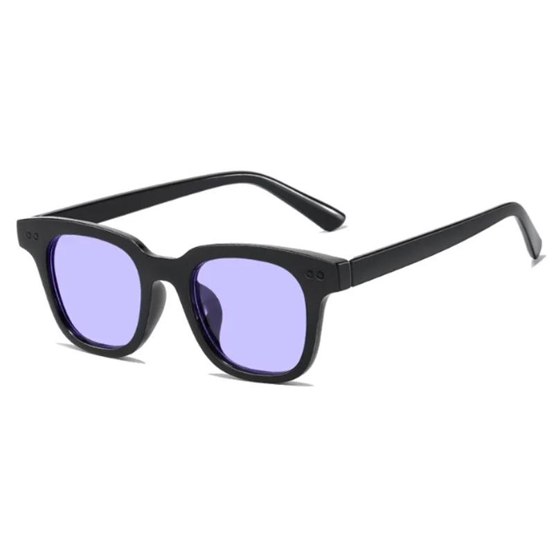 Retro Sunglasses Men Women Popular Square Oval Sun Glasses Ladies Black Eyeglasses Driver Goggles Uv400 Mirror