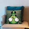 I-Invader Zim Anime Cushion Cover Pillow Cover Decor Pillowcase Printed Cushion Case For Couch