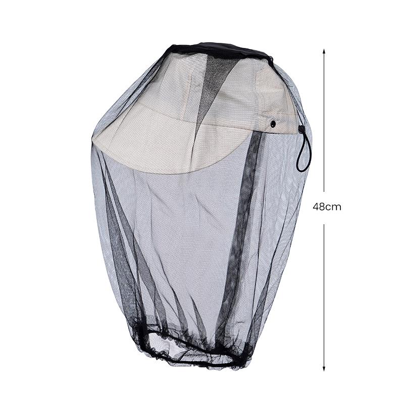 

Outdoor Beekeeper Head Face Mask Hat Net Cover Anti-mosquito Cover Mosquito Net Cap Travel Breathable Head Mesh Covers серый