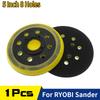 5 Inch Sanding Pad 8Holes Hook and Loop Backing Plate 125mm for RYOBI RSE-1250 Random Orbital Sanders Grinder Polishing Grinding
