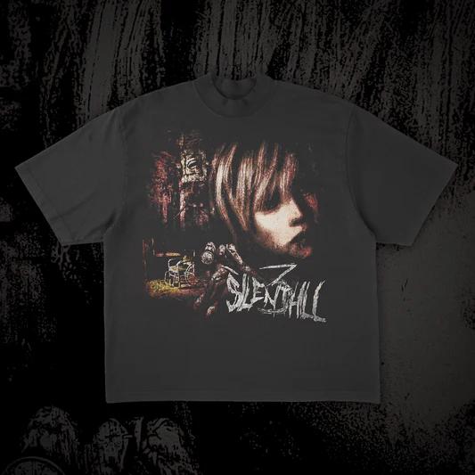 Tshirt Classic Game Silent Hill Tee Summer Casual Oversized Yk Hip Hop Short Sleeves Unisex Womens Clothing Tee