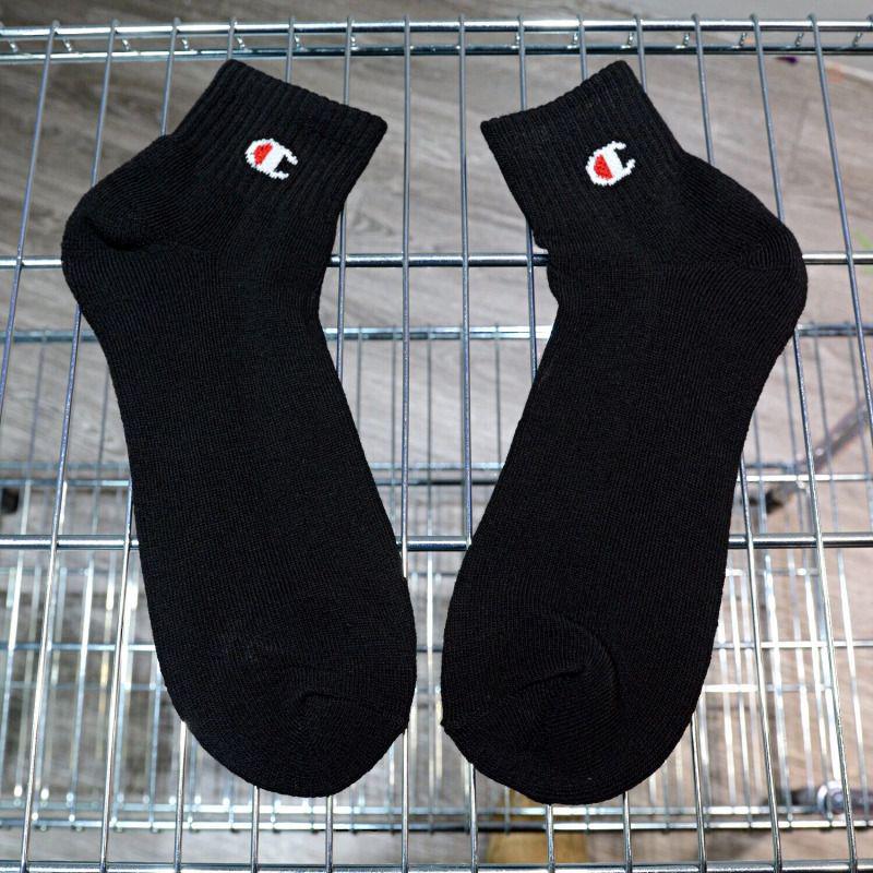 Șosete de baschet unisex lungime medie, stil campion - 3 perechi, bumbac prosop, tendință toamnă/iarnă