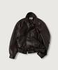 MOOD INSIDE Compact Leather Blouson_Brown