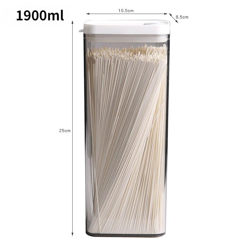Kitchen Storage Box Transparent Sealed Jar Grains Beans Storage Organizer Food Containers Refrigerator Storage Boxes