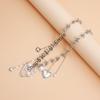 Irregular Heart Shaped Pearls Necklace Fashion Jewelry Irregular Chain For Women Elegant And Stylish Accessory
