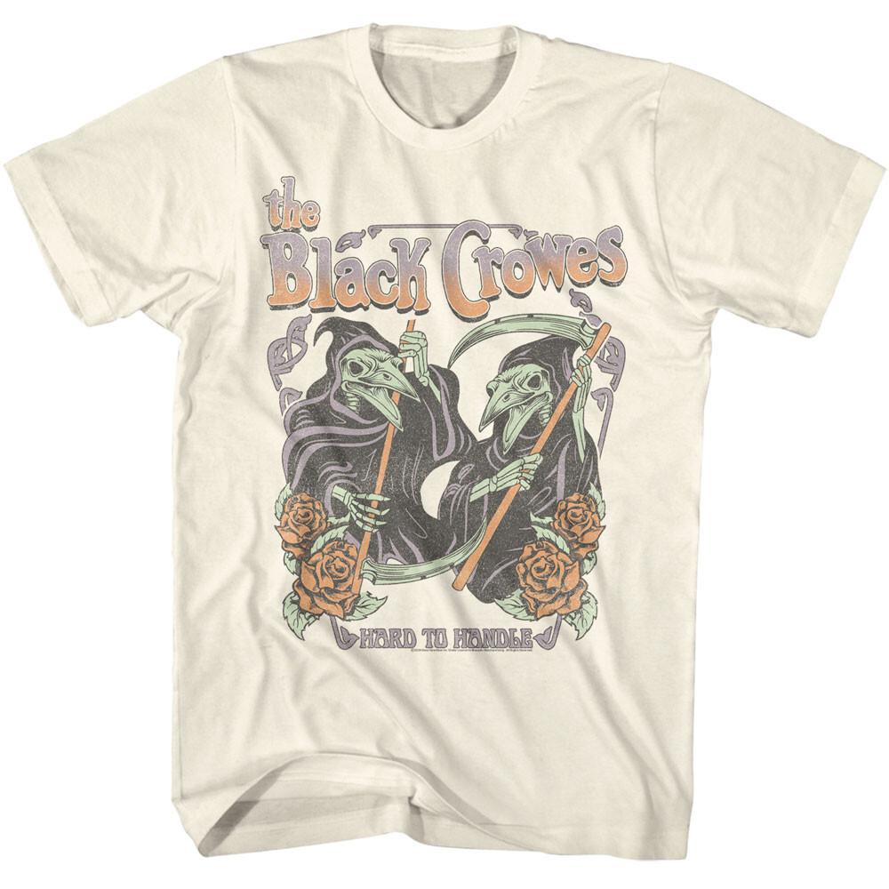 The Black Crowes Hard To Handle Reaper Crows Roses Men T Shirt Rock Band Merch XXXL