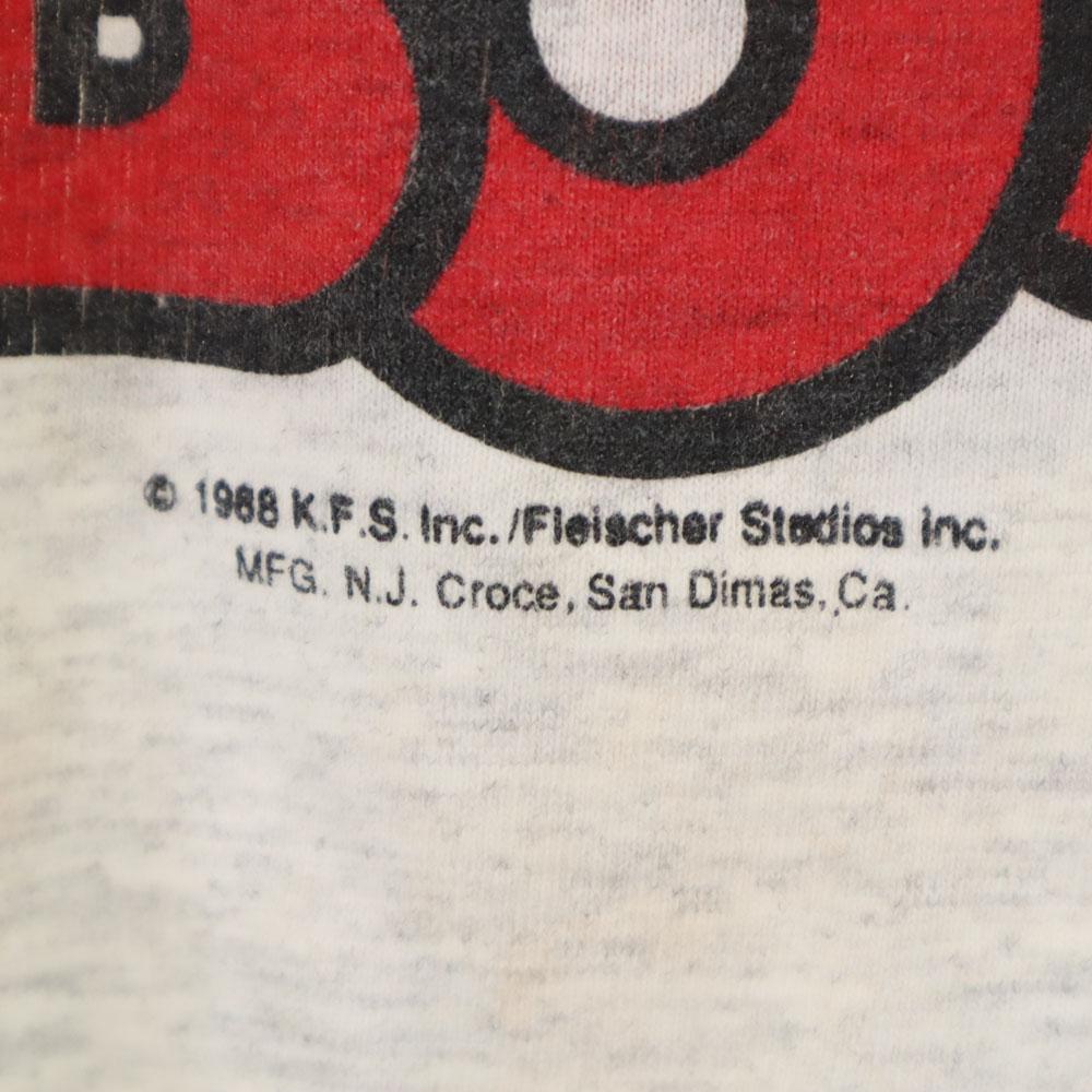 NJ CROCE 80s Made In USA Vintage Betty Boop Short Sleeve T-shirt Men's Used