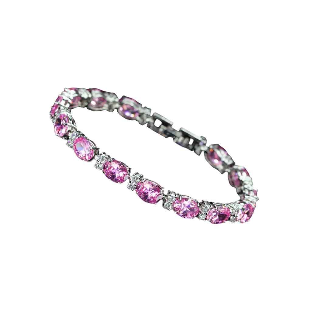 Women Bracelet Fashion Crystal Bangle Decorative Wrist Hand Jewelry Clothing Decoration Party Casual Trendy Gift