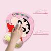 Tapis de souris anime Crayon Shin-Chan avec repose-poignet en silicone Tapis de souris gaming 3D Antidérapant Doux Tapis de bureau Cadeau