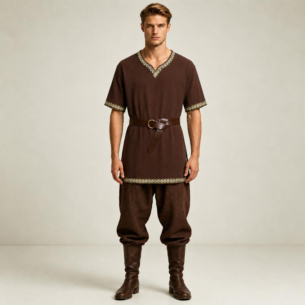 Men's Costume with Waistband for Halloween