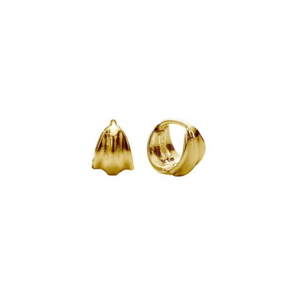 Deux.silver.201 Verte Mini Cote Earring  Gold 