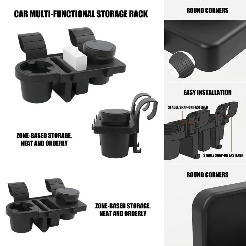 Universal Car Door Organizer With Large Storage Space For Phone Cups And Accessories Hanging Mount Auto Interior Accessory