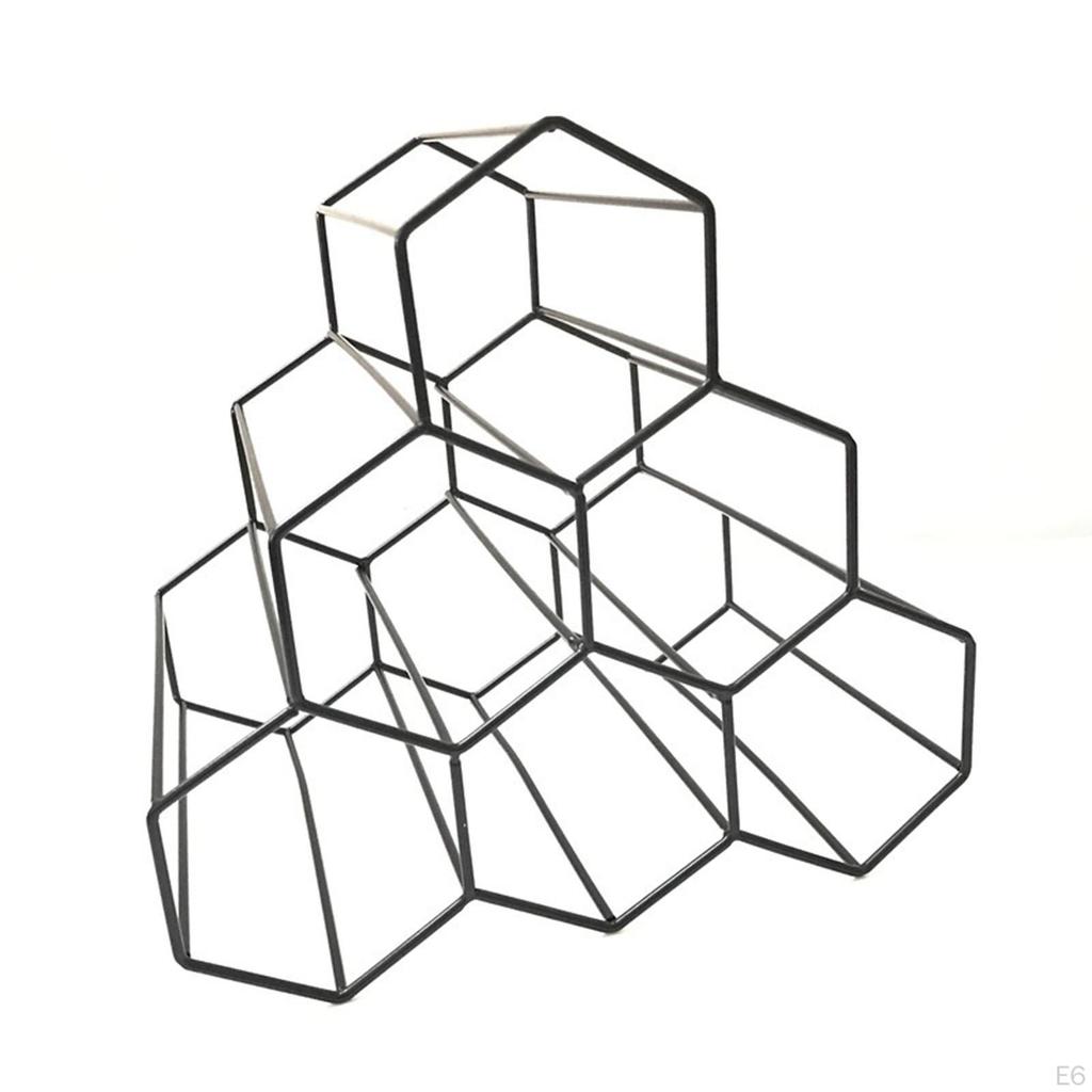 Elegancki uchwyt na butelkę wina do stylowego wystroju domu