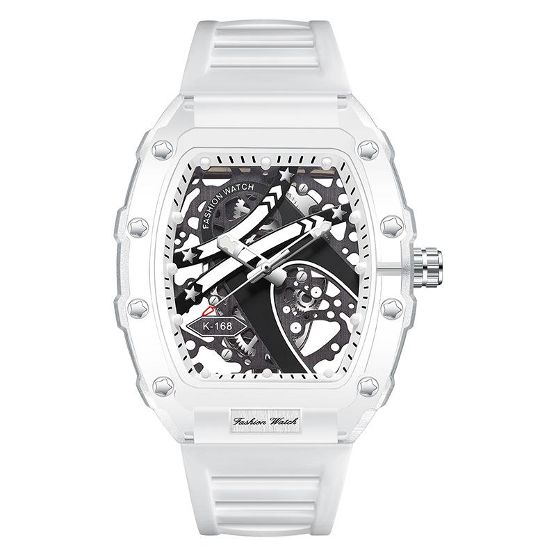 UTHAI BK145 Fashionable Man watch, transparent hollow wine barrel shaped quartz watch, waterproof clock gift watches for man