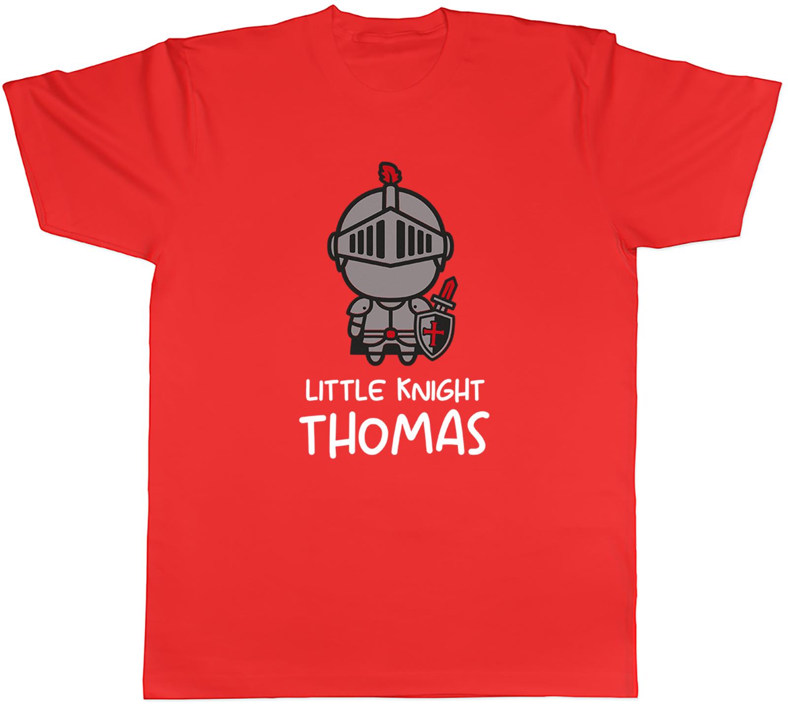 Personalised Little Knight St Georges Day Unisexs TShirt Tee Gift Top S