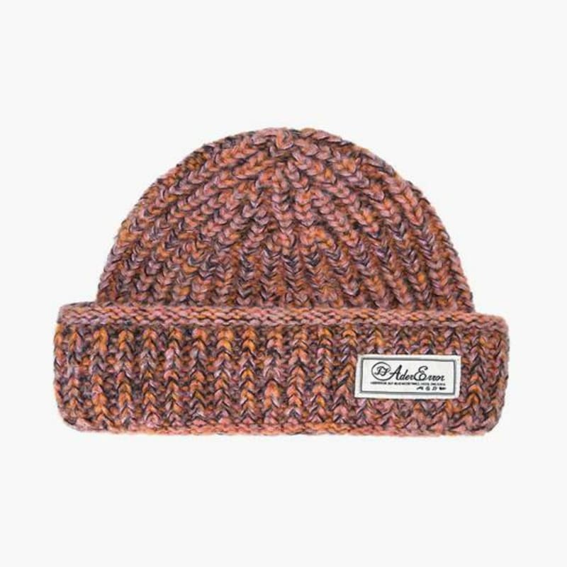 

Шапка бини с логотипом ADERERROR Fluic розовая ONESIZE