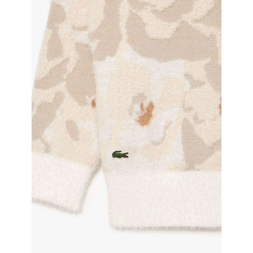 Lacoste Women S Flower Jacquard intarSia Cardigan Af2580 54n Id2 q2nAf2580 54nId2