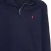 Polo Ralph Lauren Logo Embroidered Half-Zip Long Sleeve Sweatshirt Men sweatshirt Blue 710962519-003